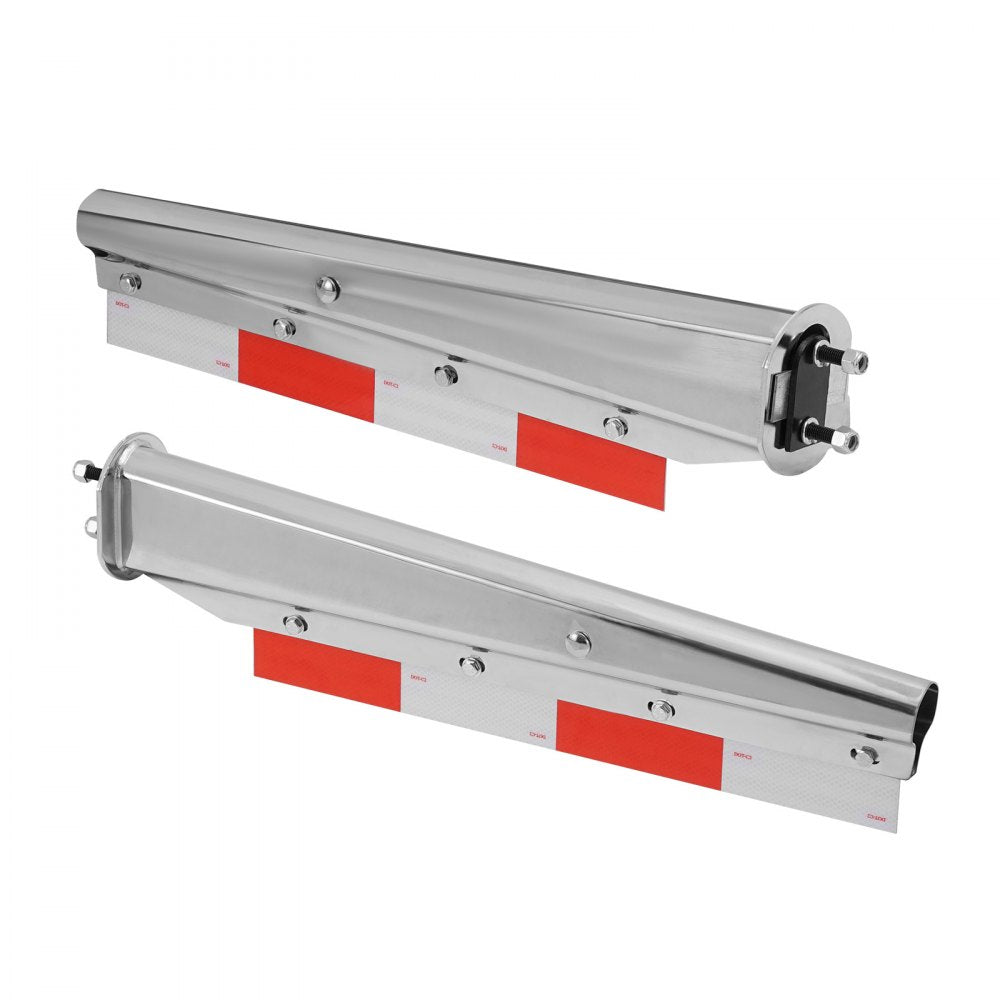 VEVOR Straight Spring Loaded Mud Flap Hangers for Semi Truck 63.5mm Bolt Spacing