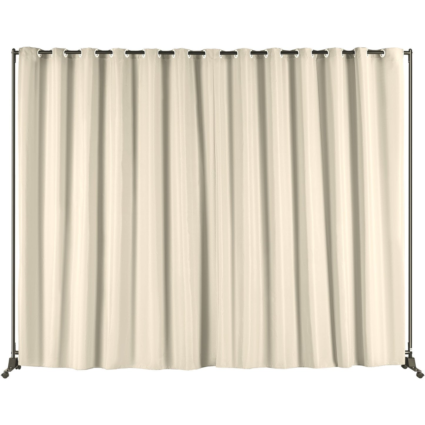 VEVOR Room Divider, 8 ft x 10 ft(96×120inch) Portable Panel Room Divider with Wheels