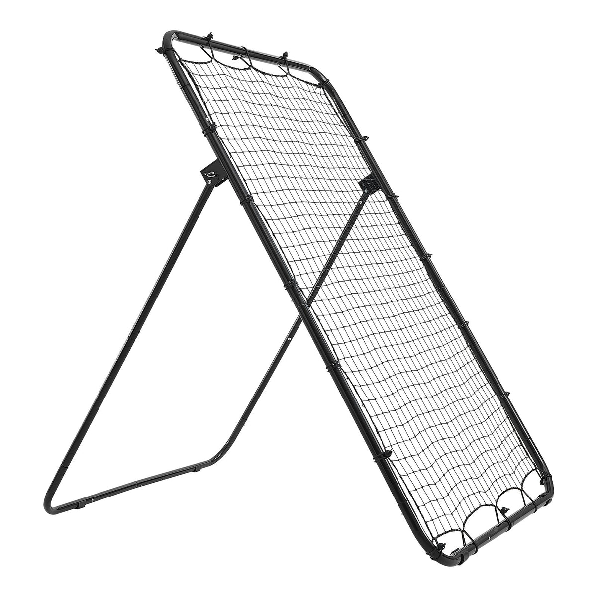 Baseball Softball Rebounder Net 1210 x 1730 mm Pitch Back Trainer, 5 Adjustable Angles with Strike Zone Target, Steel Frame, Bounce Back Net for Pitching & Fielding Training, Return Practice