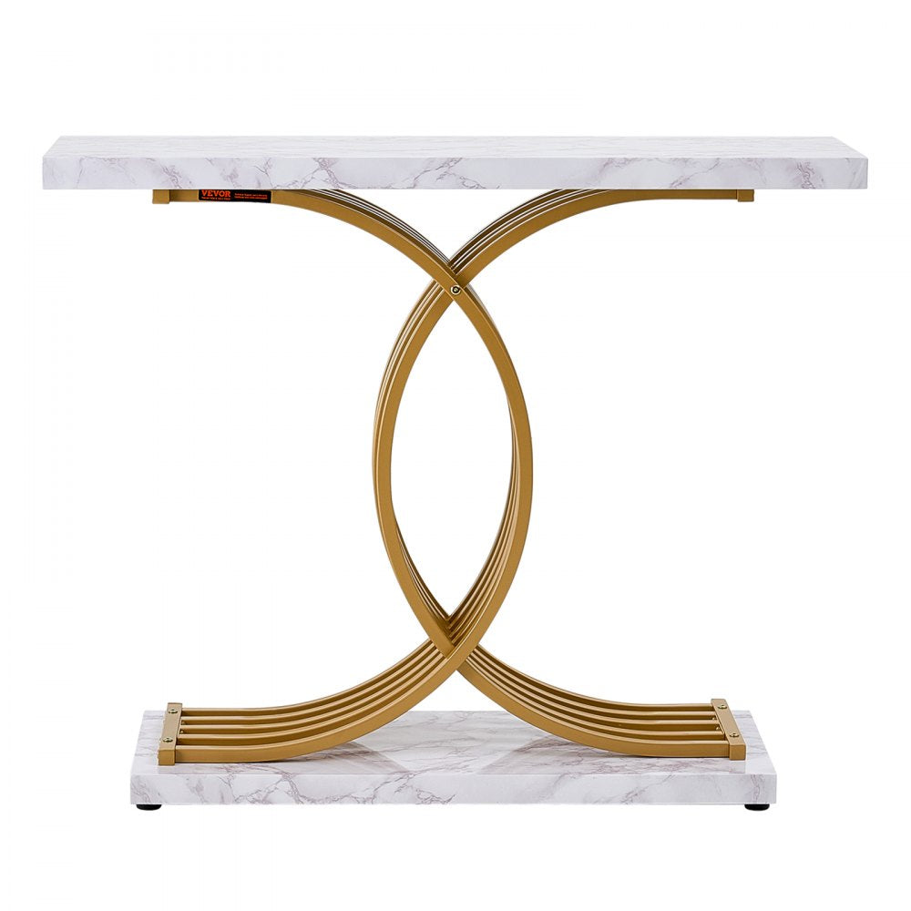 VEVOR Narrow Console Sofa Table Couch Table 100cm for Entryway & Living Room