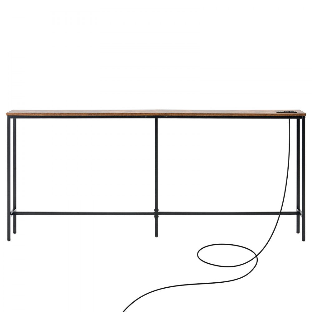 VEVOR Narrow Console Sofa Table Couch Table 180 cm for Entryway & Living Room