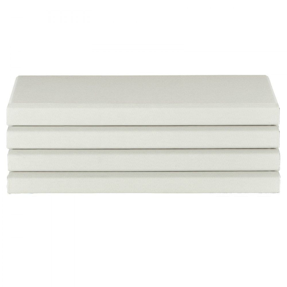 VEVOR 4 PCS Acoustic Wall Panels 5 cm Thick 60 x 30 cm Self-adhesive Beige