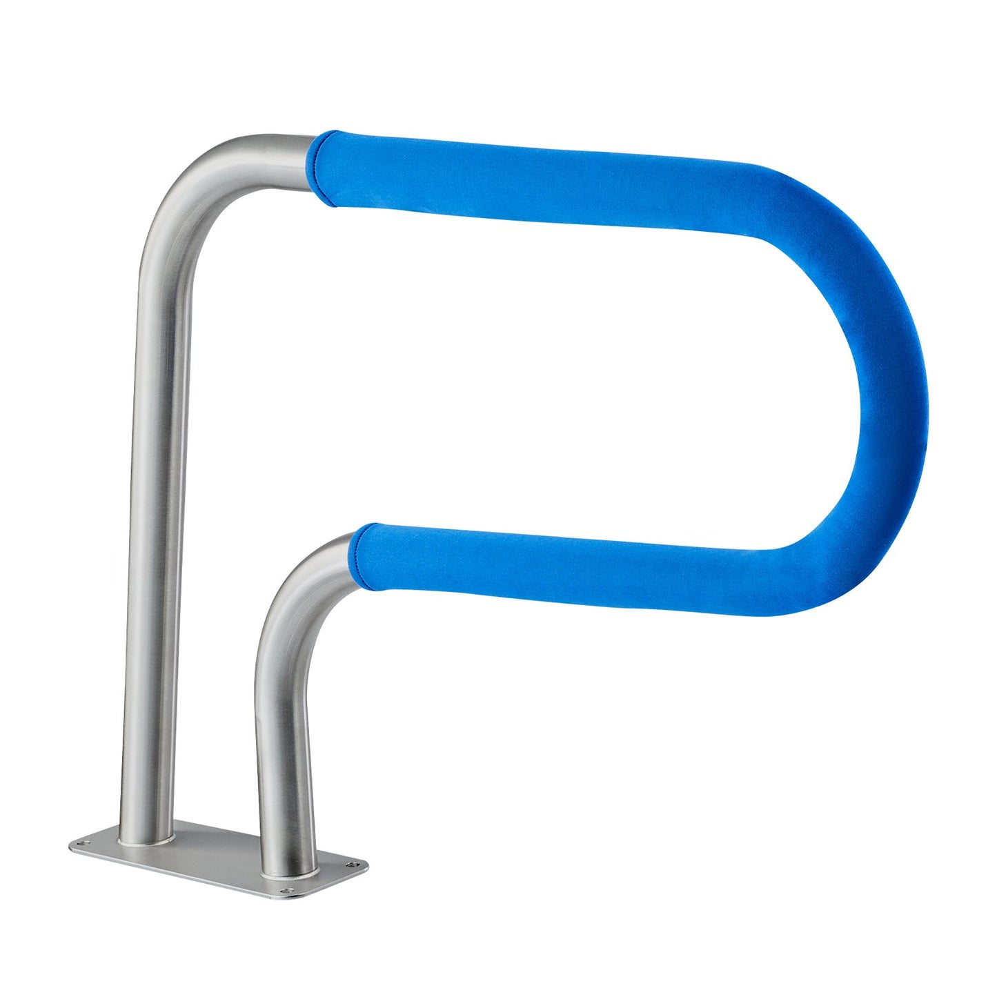 Pool Rail, 78.8 x 55.8 cm Pool Handrail, 100kg Load Capacity Heavy Duty 304 Stainless Steel Swimming Handrail, Detachable Nonslip Sleeve, Rich Accessories, for Poolside, Water Parks, Spa Centers