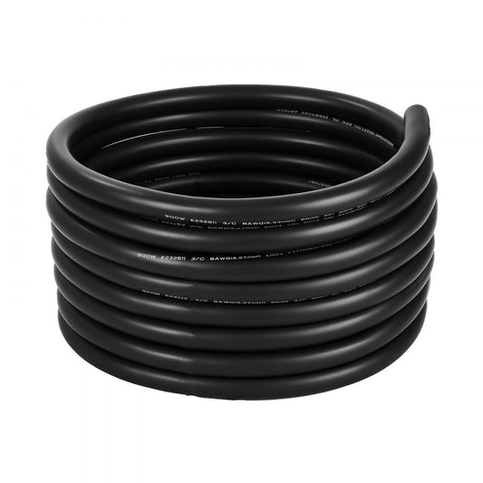 VEVOR 7.62 m 6AWG Premium Electrical Power Cable Extension Cord Copper Wire