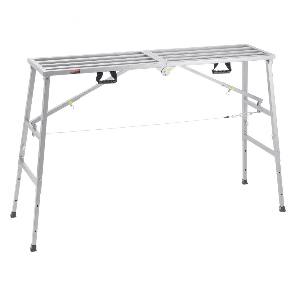 VEVOR Work Platform Adjustable Height Portable Scaffolding Platform 400 kg Load