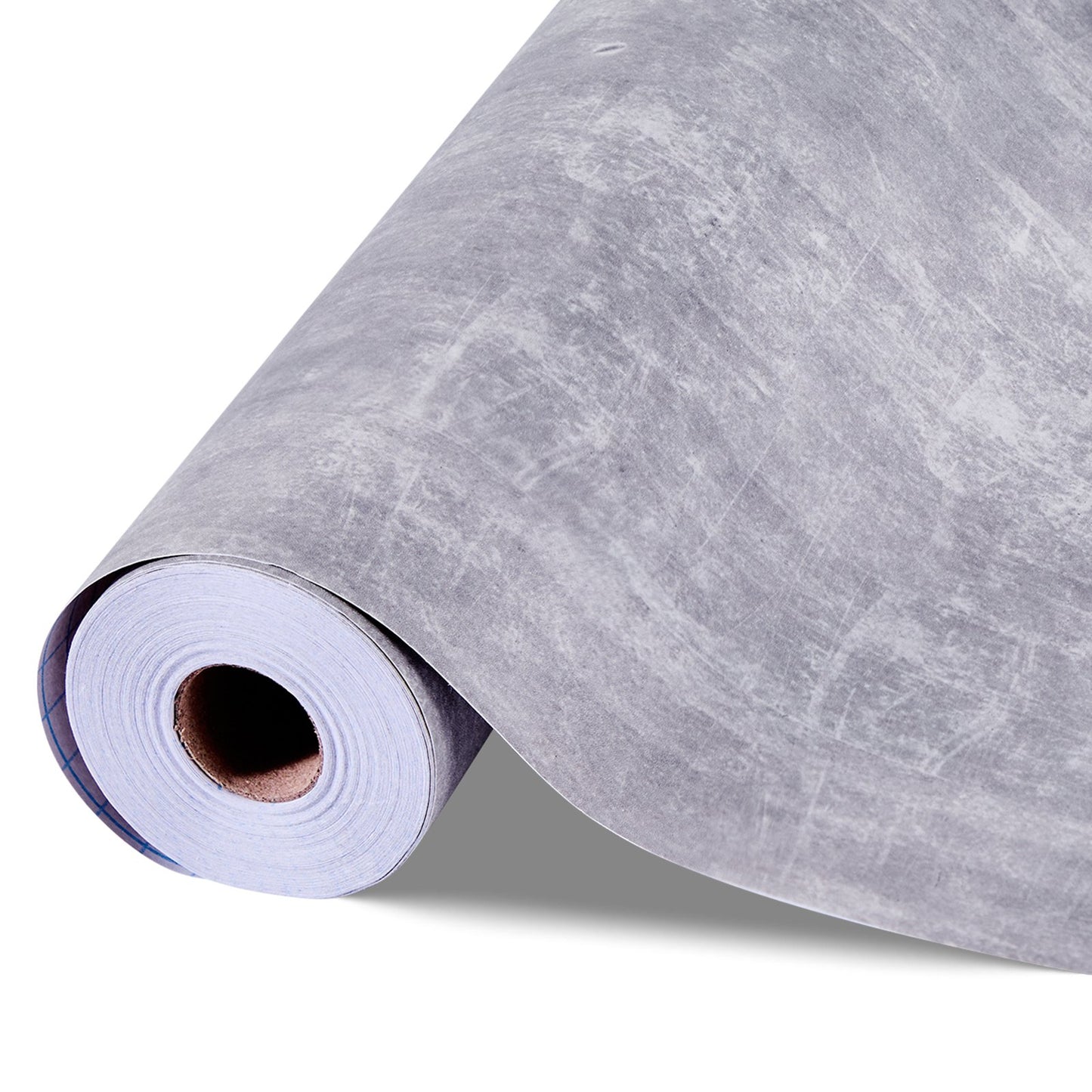 Peel and Stick Wallpaper, 40cm x 15m Contact Paper Waterpoof Self Adhesive, Easy to Clean Wall Decorative Vinyl Roll for Bedroom Kitchen Office Bathroom,Dark Gray Industrial Style