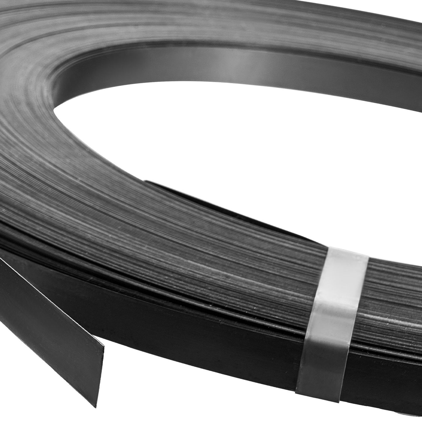 Steel Strapping Coil, 19 mm x 0.55 mm x 500 m, Metal Strapping Banding Roll Withstands Harsh Environment, 771 kg Break Strength, Heavy Duty Banding Pallet Strap Coil for Pallet Packing