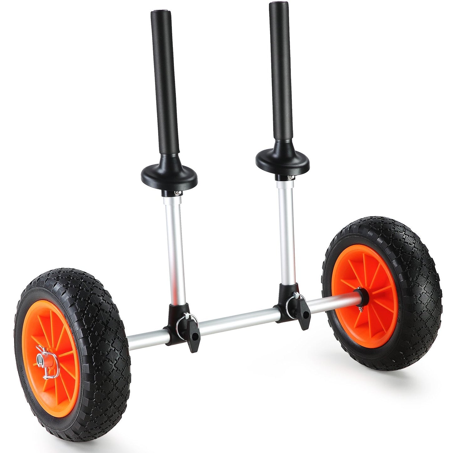 Adjustable Kayak and Canoe Carrier with Solid Tires, Holds Up to 127 kg