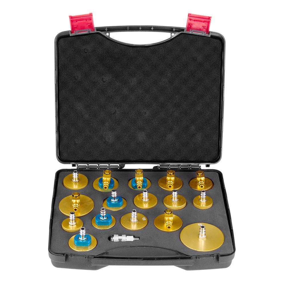 VEVOR 17 Pcs Brake Master Bleeder Kit Brake Bleeder Adapter Set for Most Vehicles