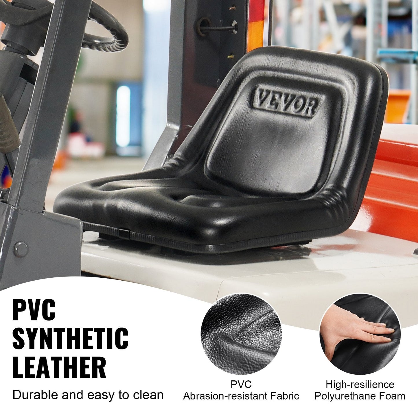 Universal Tractor and Lawn Mower Seat with Micro Switch and Drainage Holes