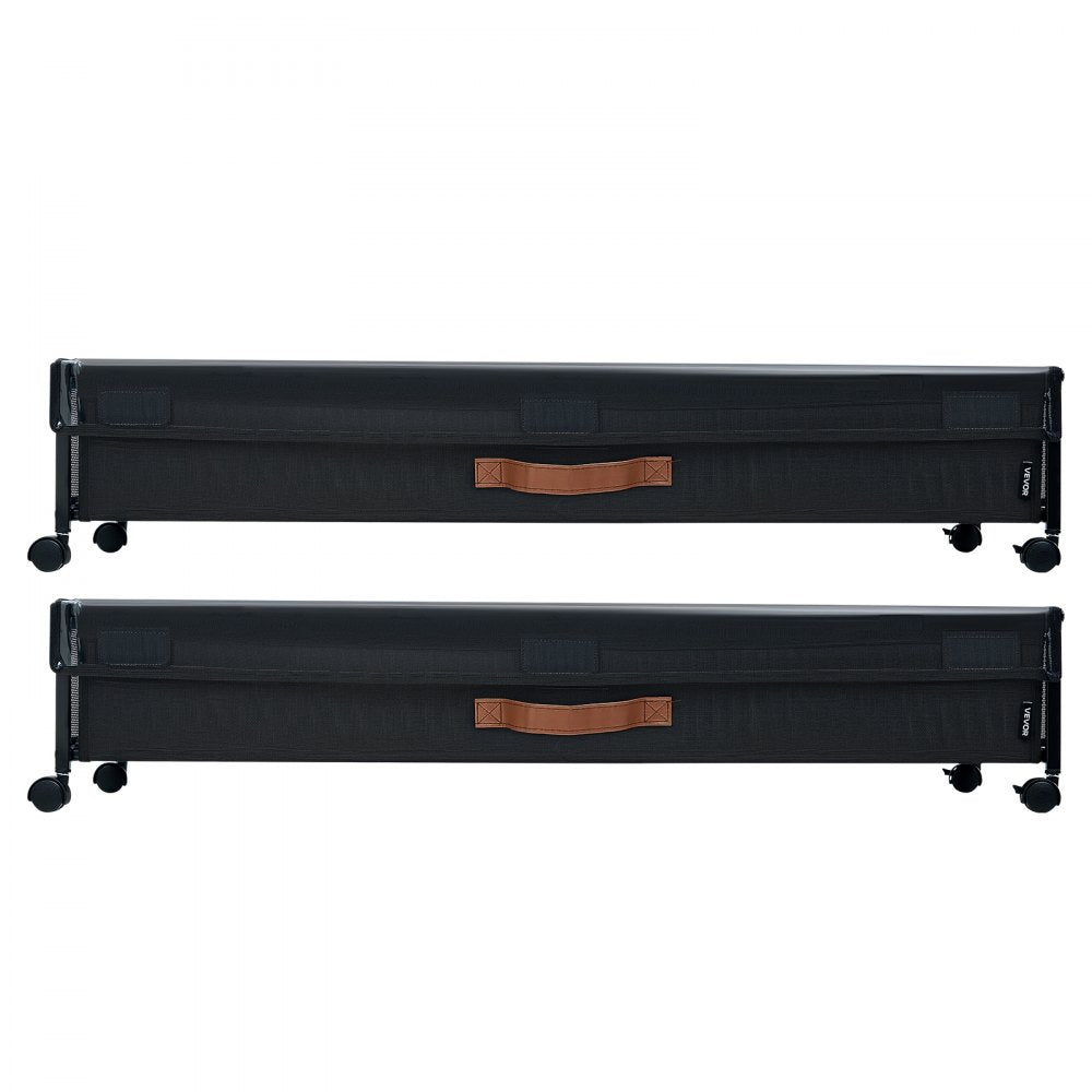 Under Bed Storage with Wheels 915x460x185 mm Rolling Storage Bags 2 Pack