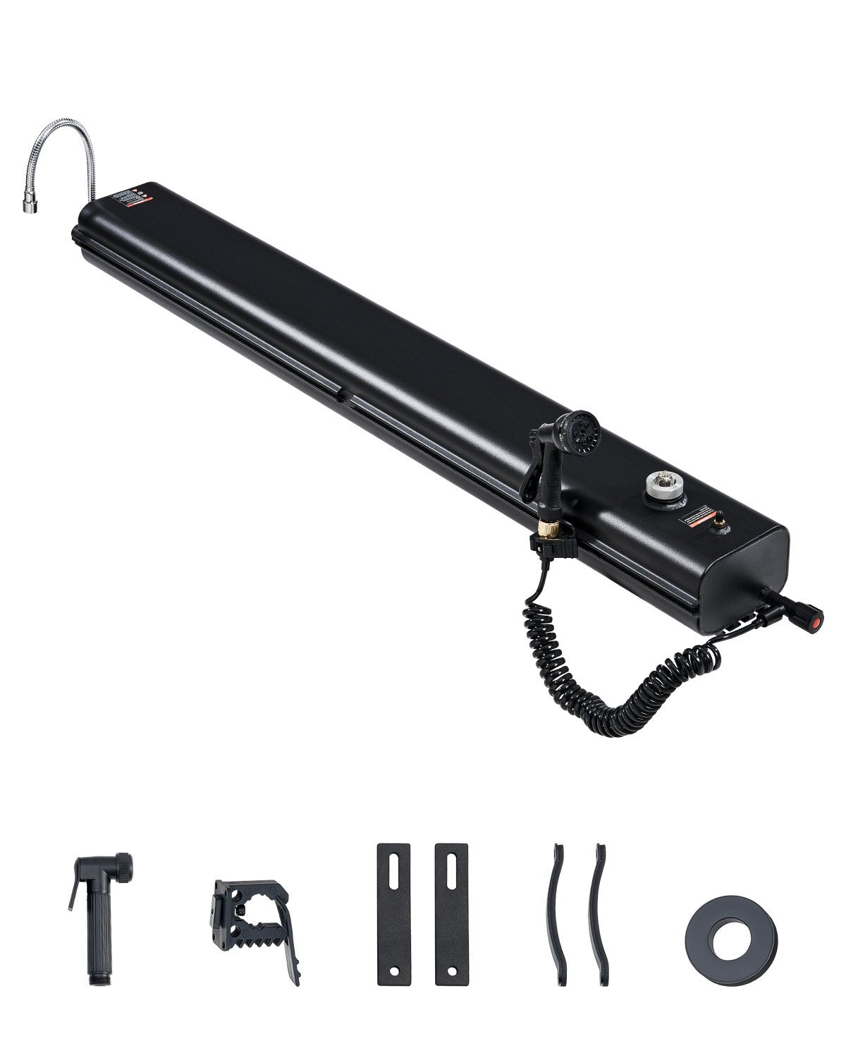 VEVOR 7 Gal Roof Rack Water Tank Portable Water Tank with Splash-Guard Panel
