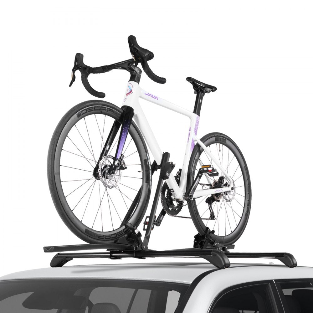 Roof Top Bike Rack Heavy Duty Car Bicycle Upright Mount Rack with Lock