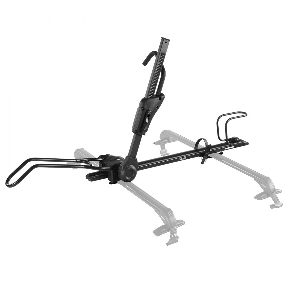 Folding Roof Top Bike Rack Heavy Duty Car Bicycle Upright Mount Rack Lock