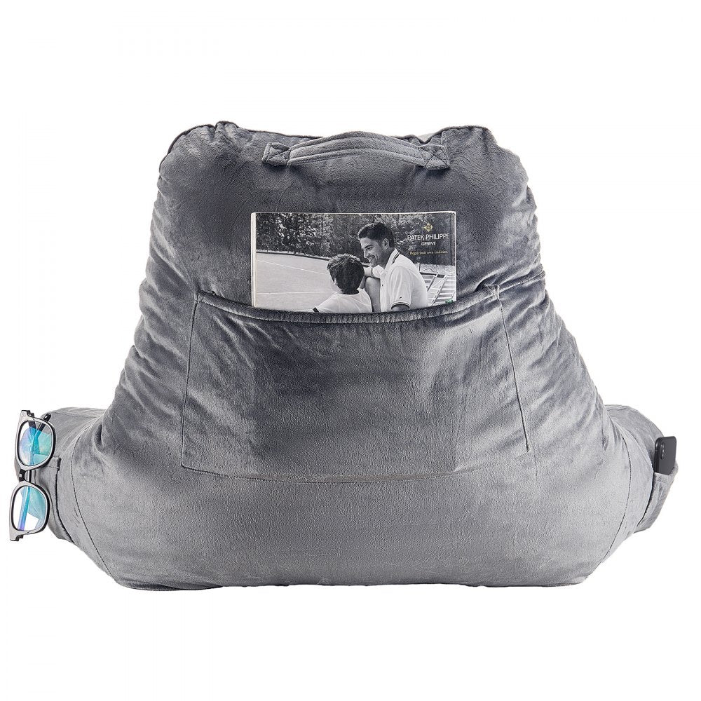 Reading Pillow Large Size Bed Pillow with Shredded Memory Foam Washable