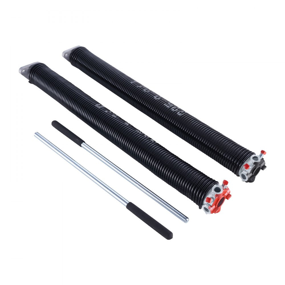 Garage Door Torsion Springs Pair of 5.72 x 50.8 x 610 mm with Winding Bars
