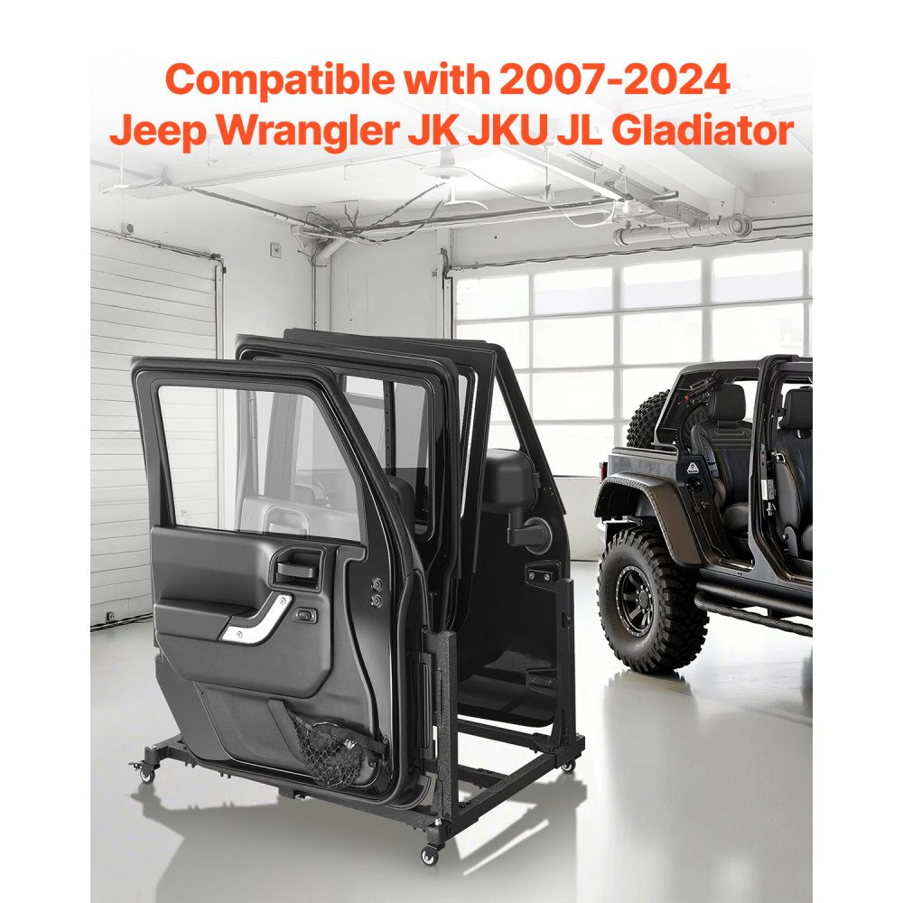 VEVOR 4 Doors Jeep Door Storage Cart for Jeep Wrangler JK JKU JL Gladiator