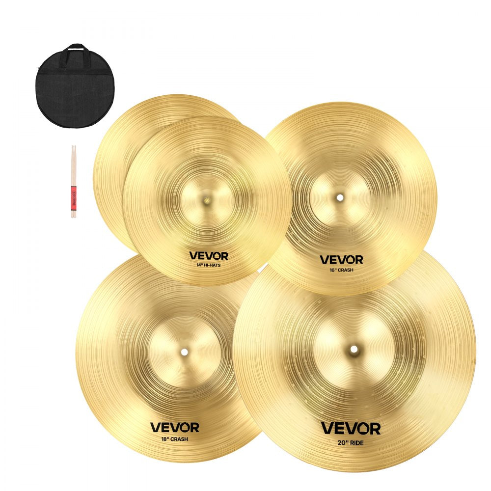 Cymbal Pack 4 Pieces Cymbals Drum Set 35.5 40 45.5 50.5 cm Cymbal for Drum