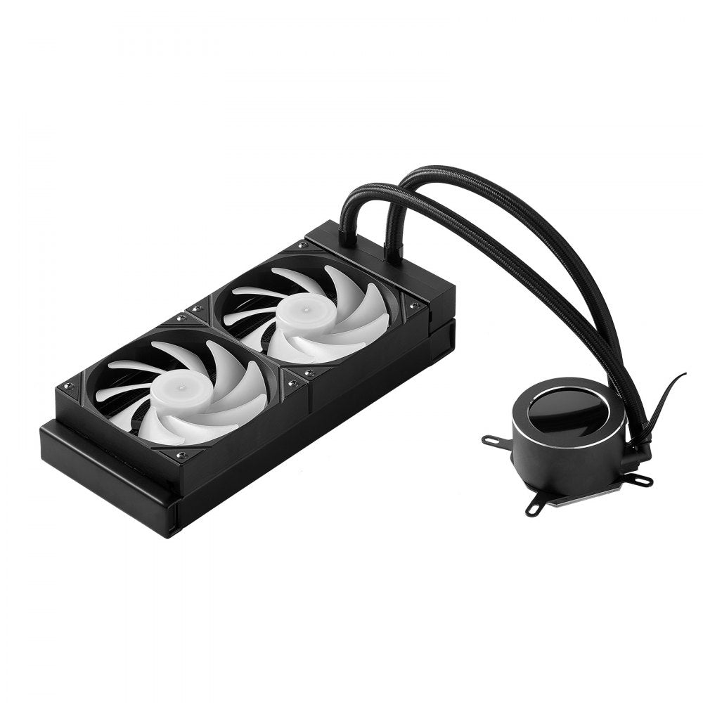 VEVOR CPU Liquid Cooler AIO CPU Water Cooler with ARGB Light & 120 mm PWN Fans
