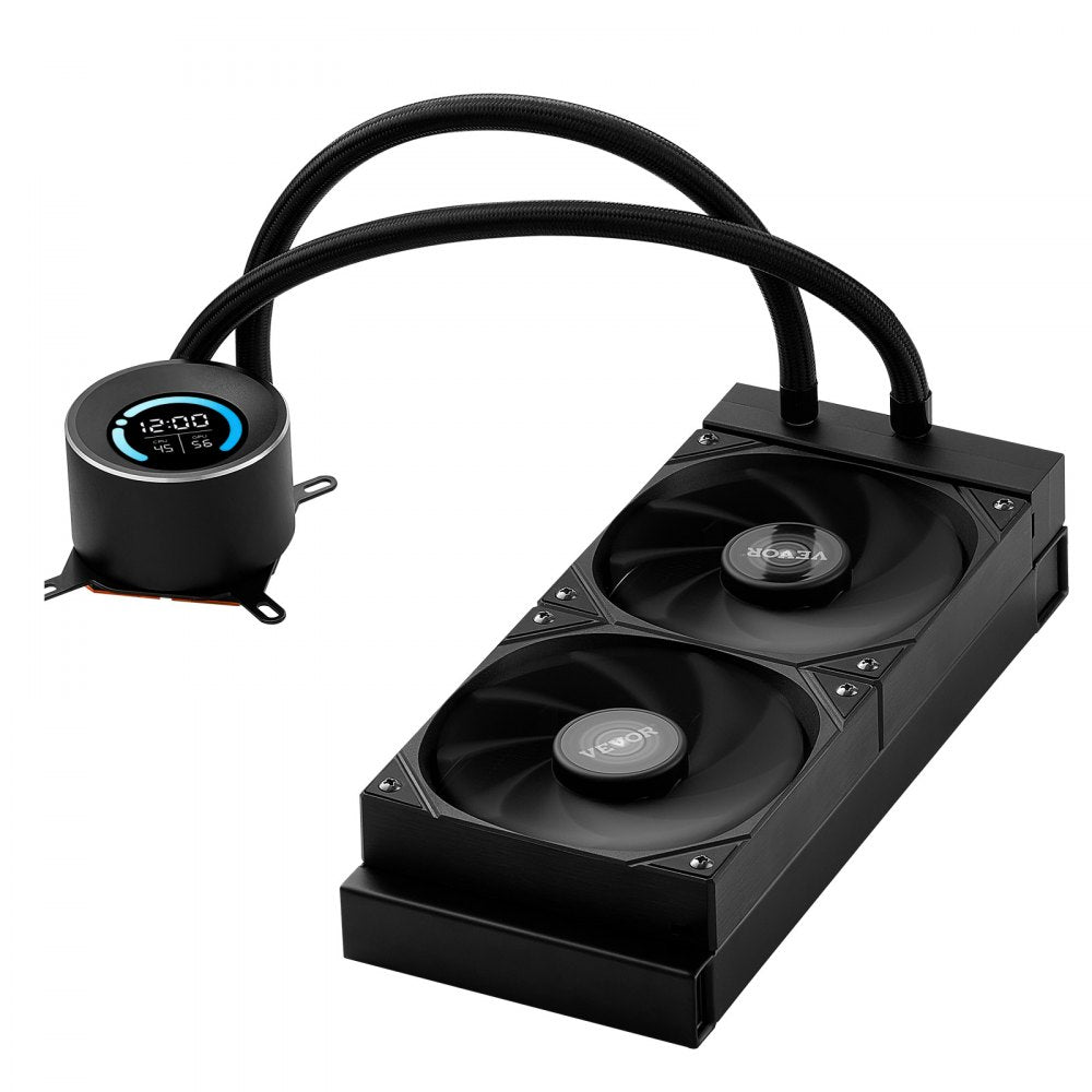 VEVOR CPU Liquid Cooler AIO CPU Water Cooler with 120 mm PWN Fans for Intel AMD