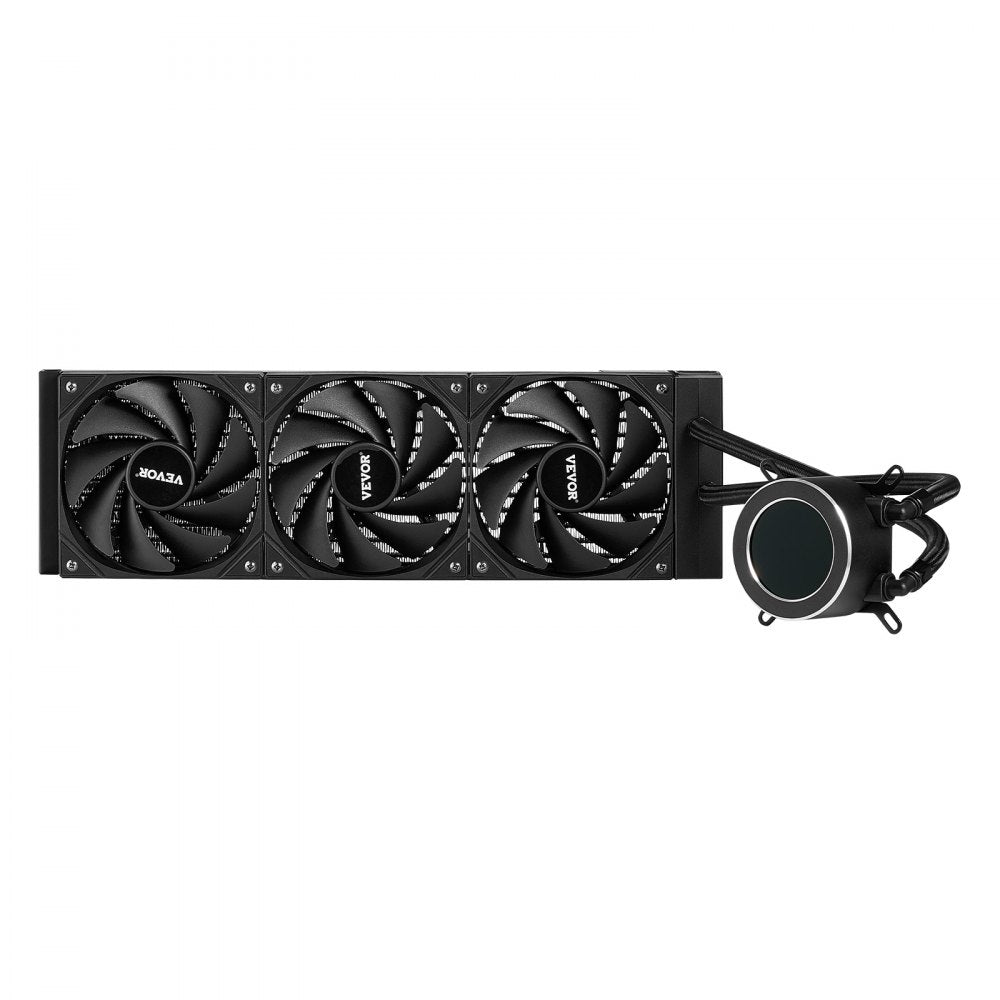 VEVOR CPU Liquid Cooler AIO CPU Water Cooler with 3 PWN Fans(120 mm) Intel AMD