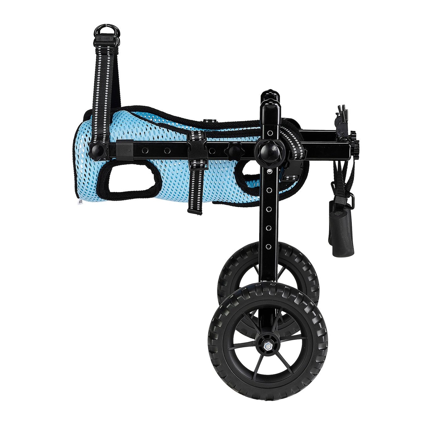 Dog Wheelchair for Back Legs, Adjustable 2 Wheels Pet Wheelchair, Lightweight Dog Cart with Shock-Absorbing Wheels, Mobility Support Wheel Chair for Disabled Injured Dogs up to 10kg , X-Small