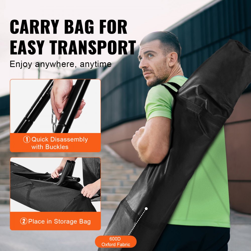 Steel Hammock Stand 550 lbs Capacity Hammock Frame Fits 8-13 ft Hammocks