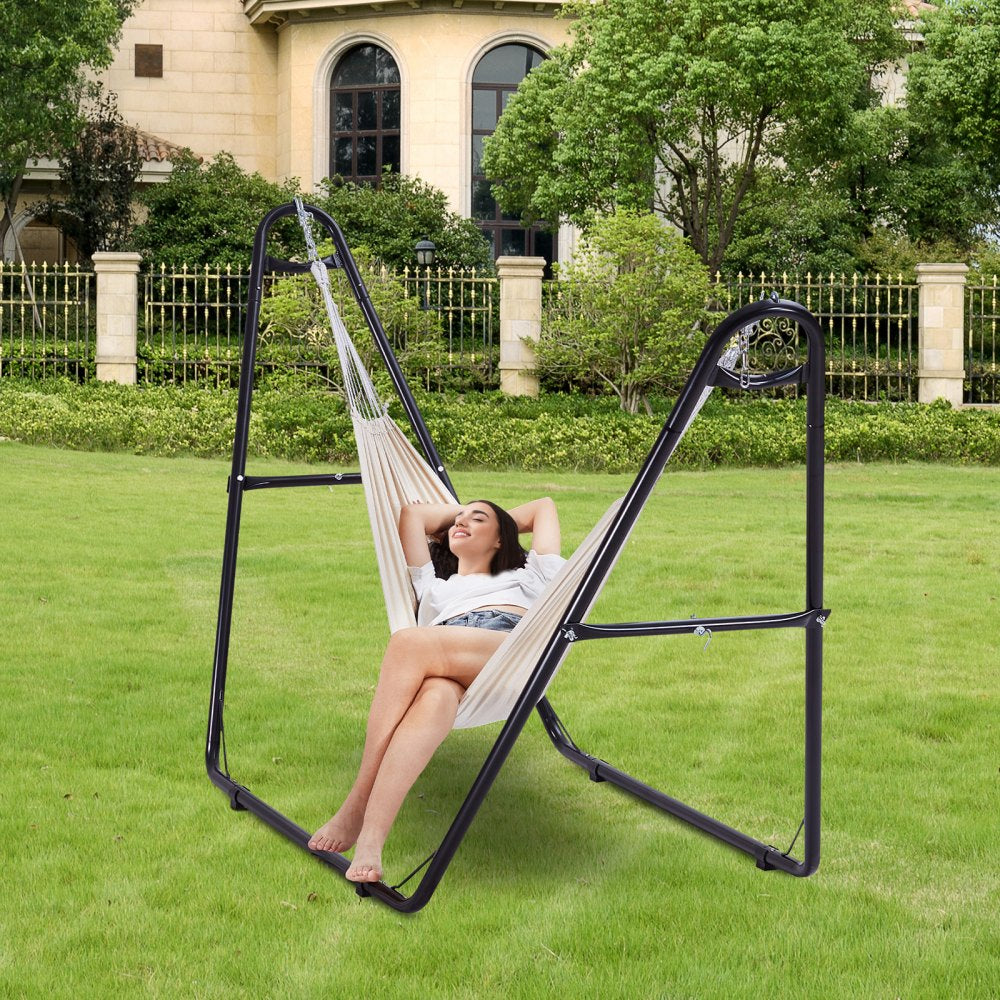 Steel Hammock Stand 550 lbs Capacity Hammock Frame Fits 8-13 ft Hammocks