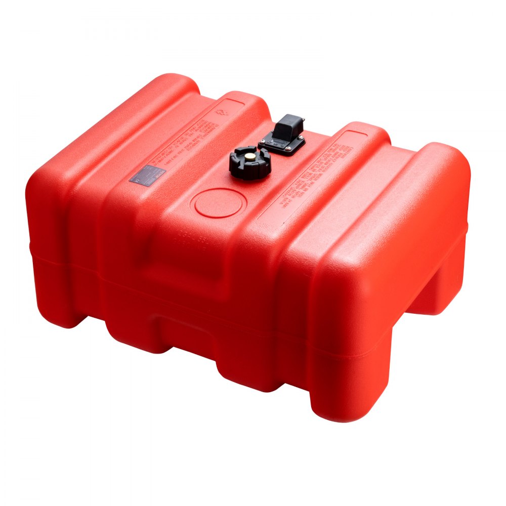 VEVOR Boat Fuel Tank Portable Marine Outboard Gas Tank 12 Gal/55L with Hose