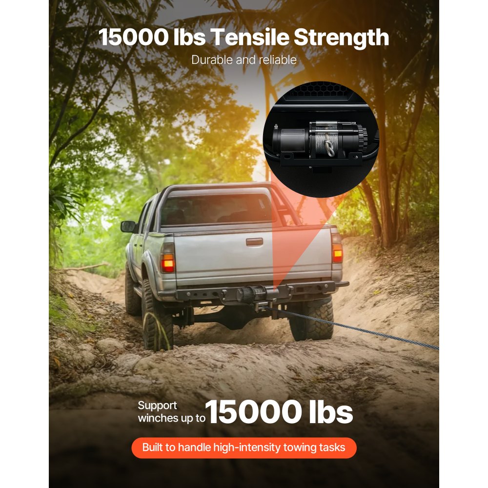 Winch Mount 6803 kg Trailer Hitch Winch Mount with 50.8 mm Receiver