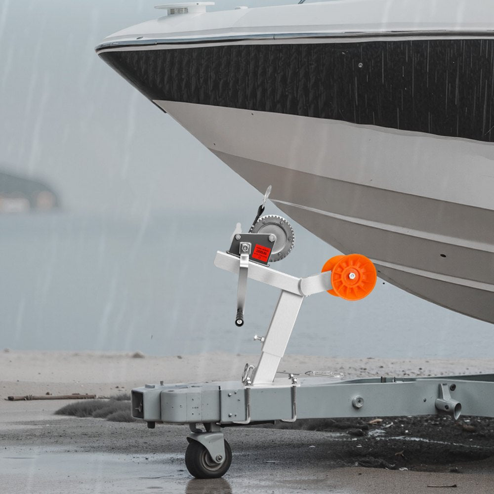 VEVOR Boat Trailer Winch Stand with Roller 544 kg Winch Boat Winch Mount
