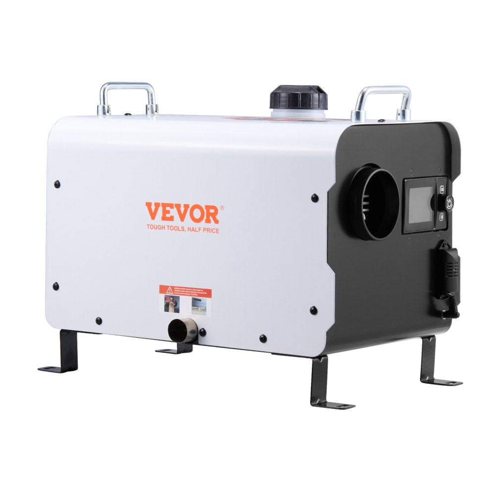 VEVOR Diesel Air Heater 12V/24V 8KW Bluetooth APP Remote Control for Outdoors