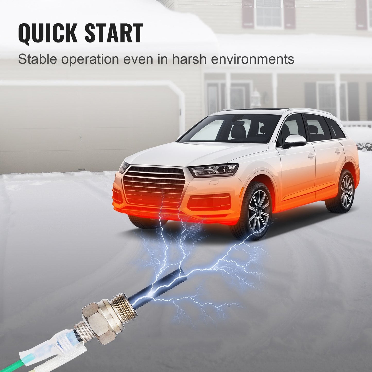 Ceramic Diesel Heater Glow Plug Repair Kit for 2KW/5KW/8KW Heaters, 76g