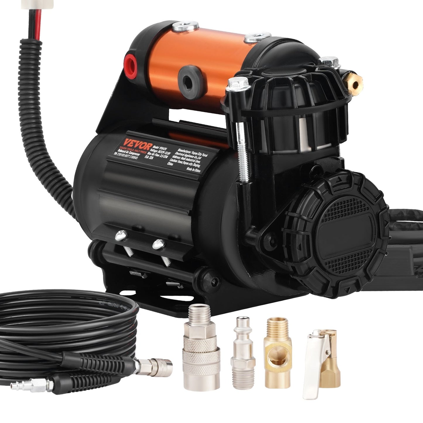 VEVOR Onboard Air Compressor Kit 150PSI Offroad Air Compressor Portable Tire Inflator
