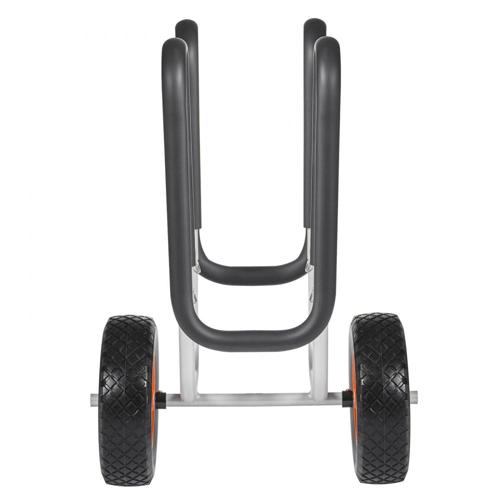 Kayak Cart 68.0 kg Stand Up Paddle Board Trolley with 25.4 cm Rubber Tires