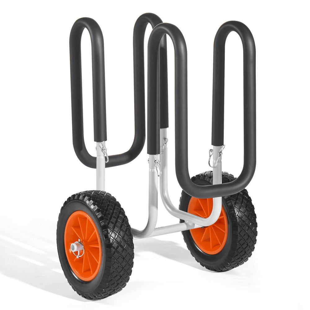Kayak Cart 68.0 kg Stand Up Paddle Board Trolley with 25.4 cm Rubber Tires