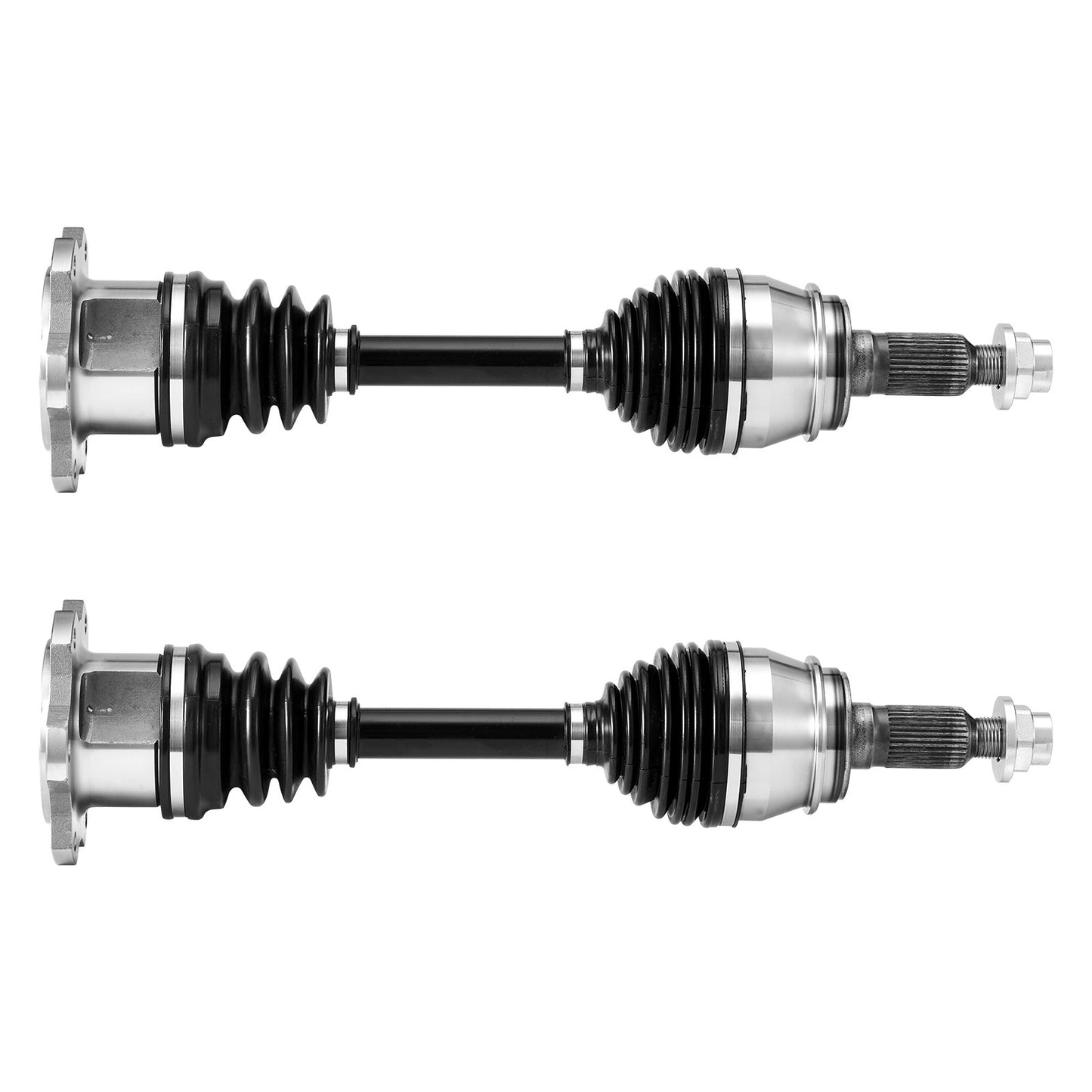 CV Axle Shaft Assembly, 2 Pieces Front Left & Right (Driver and Passenger Side), Automotive Replacement Axles Pair Compatible with 1999-2006 Chevrolet Silverado 1500, Alloy Steel & Carbon Steel