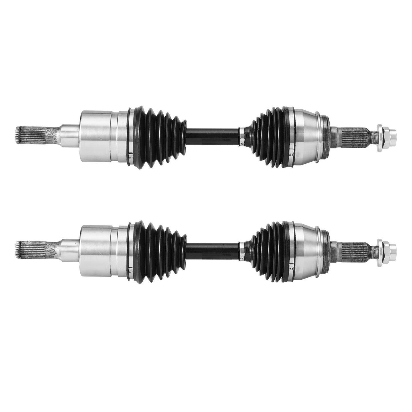 CV Axle Shaft Assembly, 2 Pieces Front Left & Right Side (Driver and Passenger Side), Automotive Replacement CV Joint Axles Pair Compatible with 2006-2010 Hummer H3, Alloy Steel & Carbon Steel
