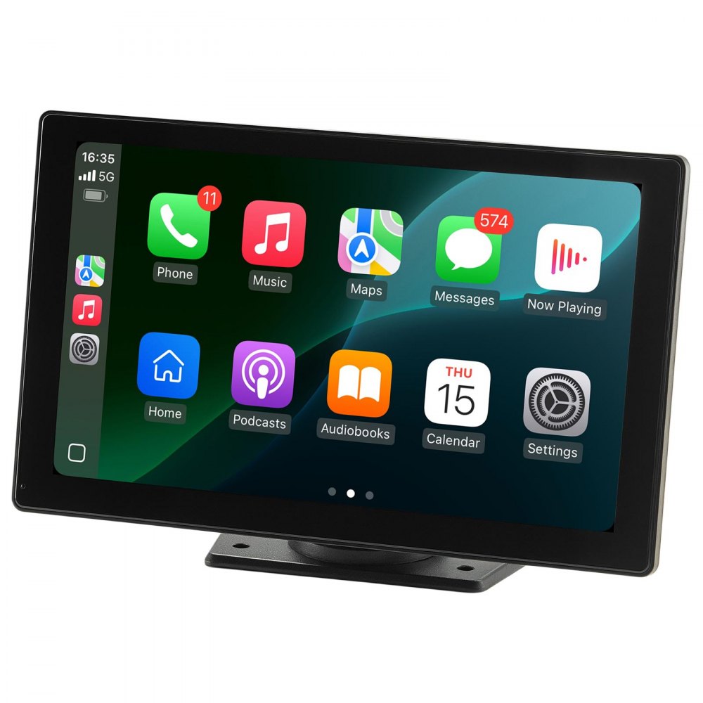 VEVOR Car Stereo Radio CarPlay Touchscreen 229mm Apple Android Front/Rear Camera