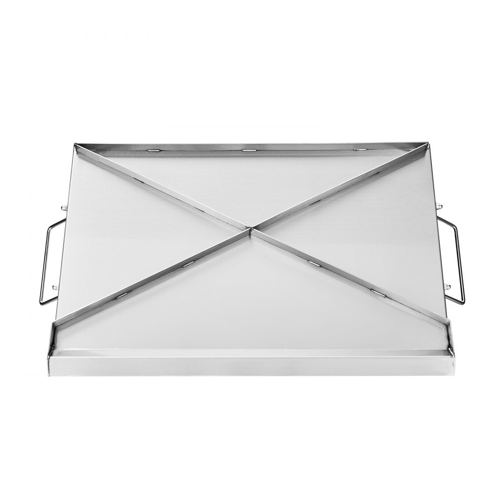 VEVOR 23x16 in Flat Top Griddle Stainless Steel Universal BBQ Grill Pan Cookware