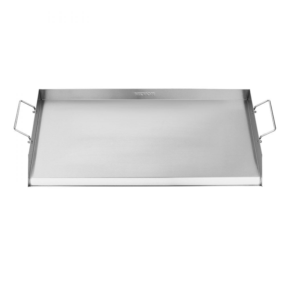 VEVOR 32x16 in Flat Top Griddle Stainless Steel Universal BBQ Grill Pan Cookware