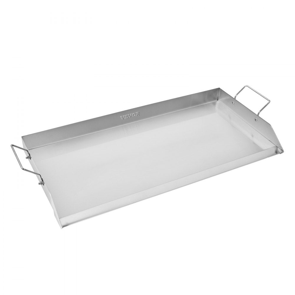 VEVOR 32x16 in Flat Top Griddle Stainless Steel Universal BBQ Grill Pan Cookware