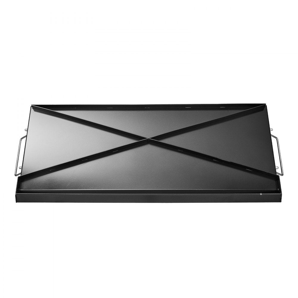VEVOR 32x14 in Flat Top Griddle Carbon Steel Universal BBQ Grill Pan Cookware