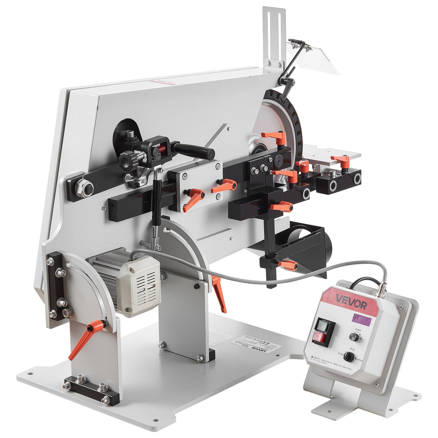 Belt Grinder Sander with VFD, 1829 x 51mm Variable Speed Belt Polisher, 1500W Knife Making Machine with 3 Grinding Modes & 3PCS Belts for Metalworking, Compatible with (1829-2083) x 51mm Belts
