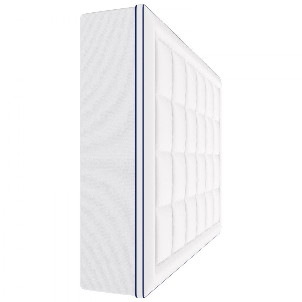 VEVOR Mattress Topper Premium Memory Foam Fiber Fill Queen 101.6 mm Thickness