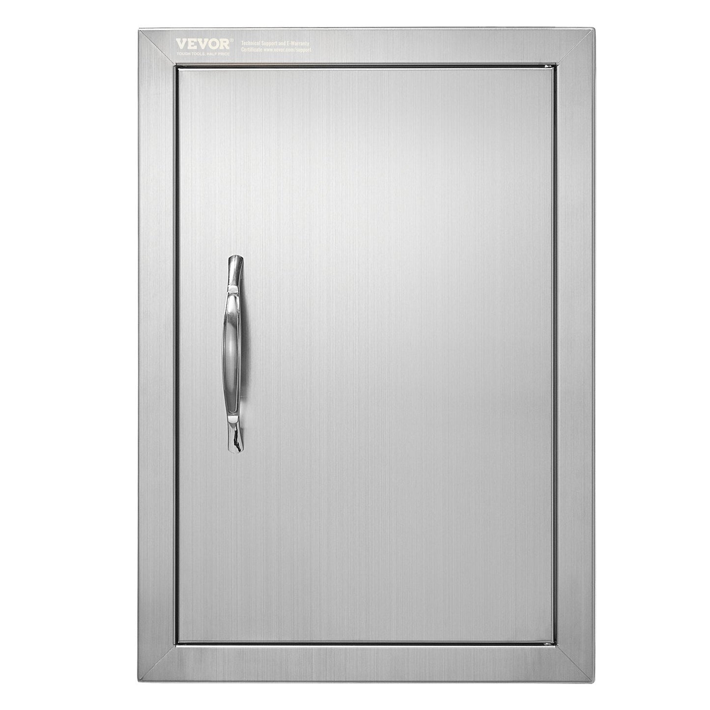 Stainless Steel Outdoor BBQ Kitchen Access Door, 0.36x0.51 m, Easy Install