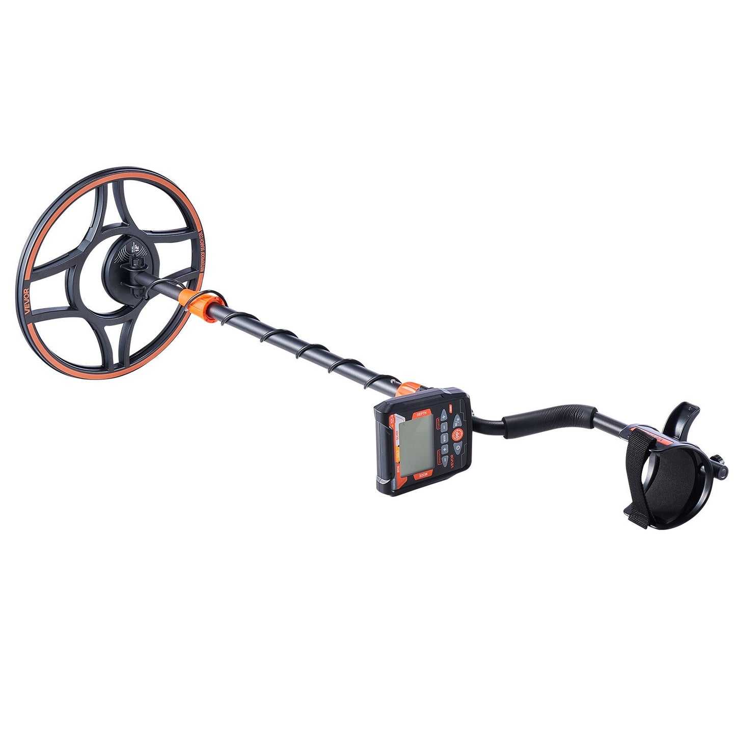 Metal Detector for Adults, 304.8 mm, Professional High Accuracy Gold Detector, IP68 Waterproof Search Coil with Display, Headphones, 6 Modes, Adjustable, for Detecting Gold Treasure Hunting