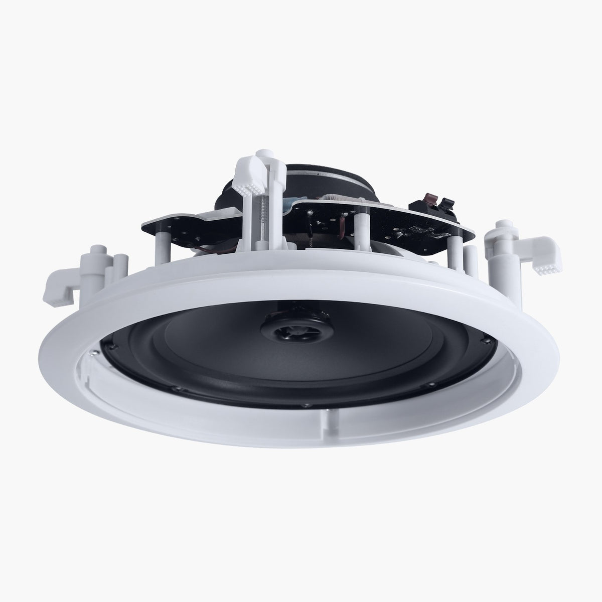 In Ceiling Speakers, 203.2 mm, In-Ceiling & In-Wall Speaker System, Hi-Fi Sound, 150W Peak, 2-Way Flush Mount Speakers, for Damp Humid Placement, Home Theater, Living Room, Covered Patio, 1 Pair