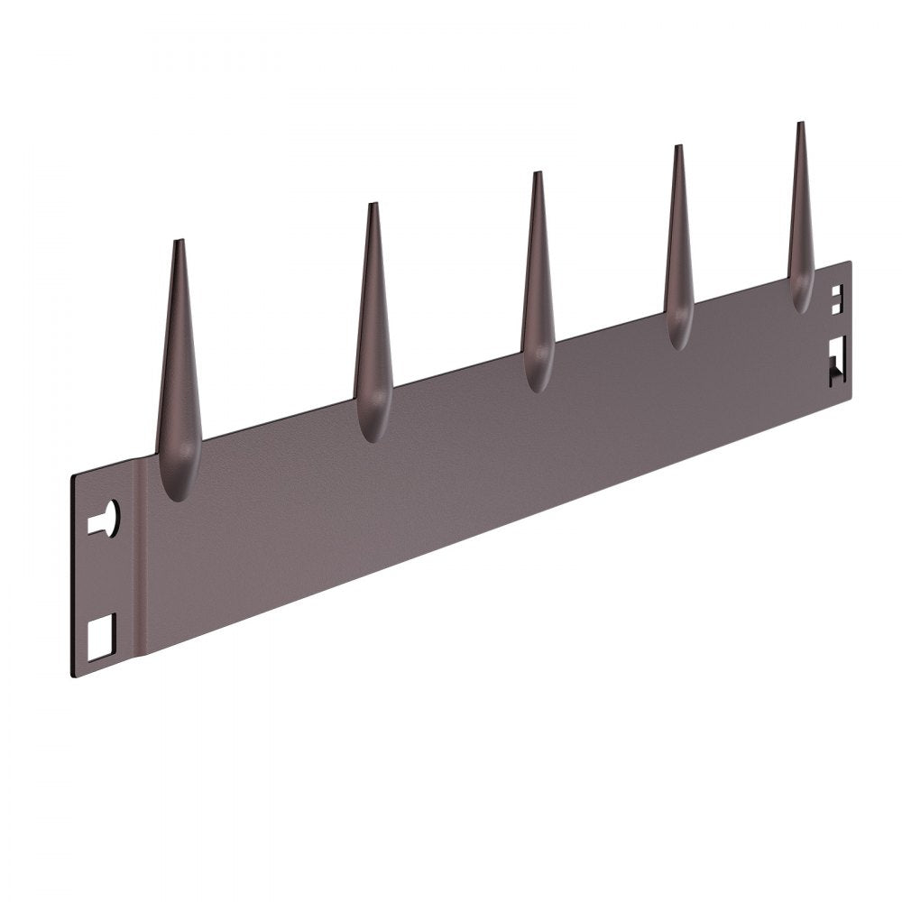 Steel Landscape Edging 5 Packs 39 x 3in Rust-Resistant for Yard Brown