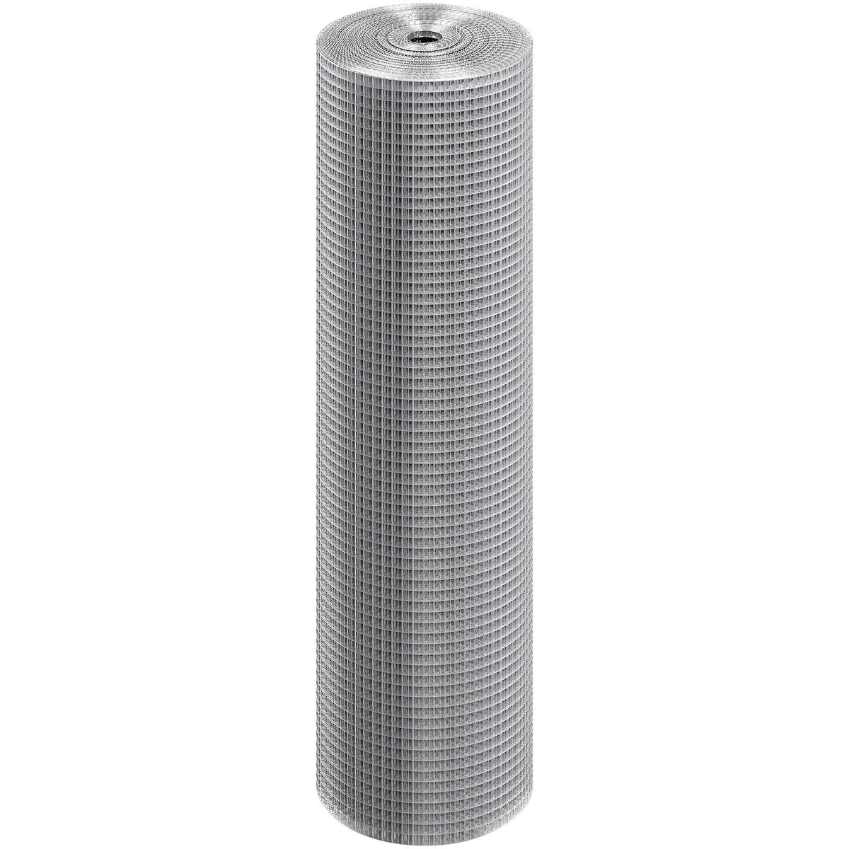Hardware Cloth 12.7 mm 915 mm x 30.48 m 19 Gauge Chicken Wire Fence, Hot-Dip Galvanized After Welding Metal Wire Mesh Roll, Garden Plant Welded Fencing Roll Supports Poultry Netting Cage Fence